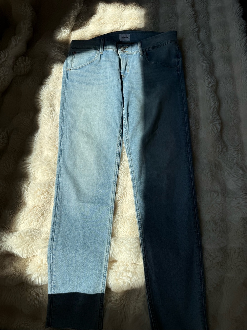 Hudson Collin Skinny Jeans Women's in light blue size 31